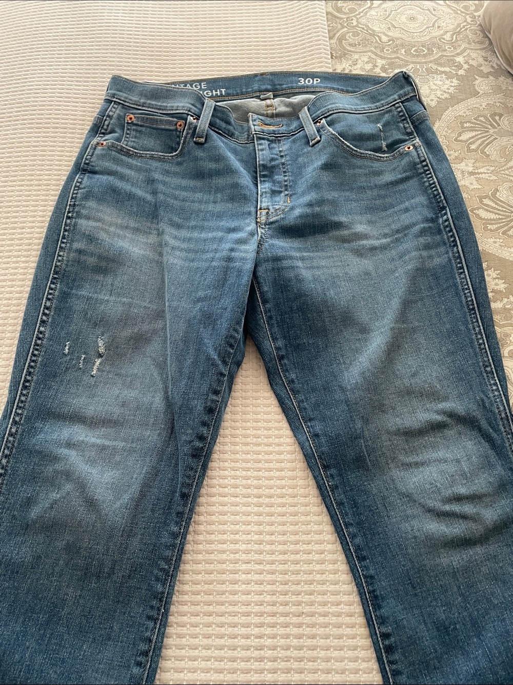 Women’s petite straight leg j crew denim